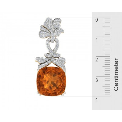 Kate Diamond & Citrine Earrings